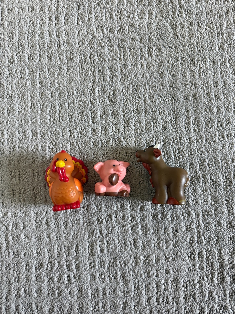 Fisher Price Little People Animals Turkey, Pig, Goat